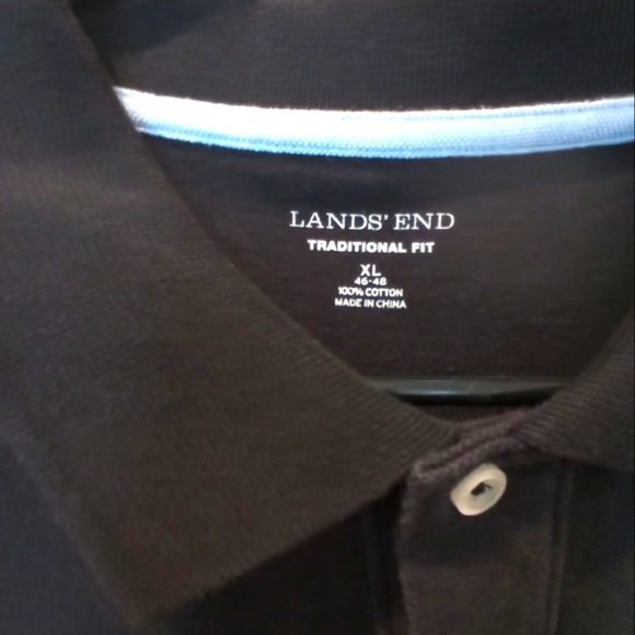 LANDS' END LONG SLEEVE POLO - Picture 9 of 9